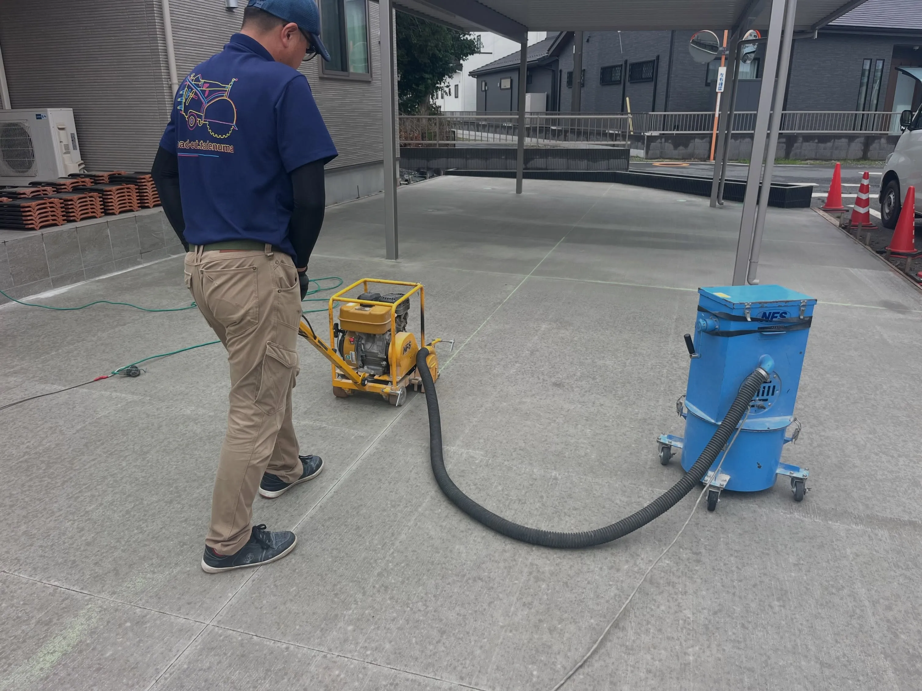 カッター目地で更なる安心感